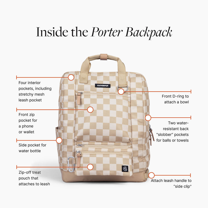 Porter Dog Gear Backpack