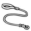 Leash clip for hands-free walking